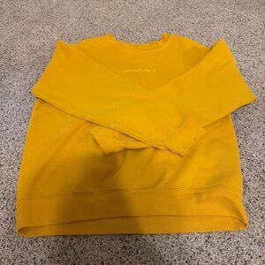Men's Mustard Cardigan Sweater